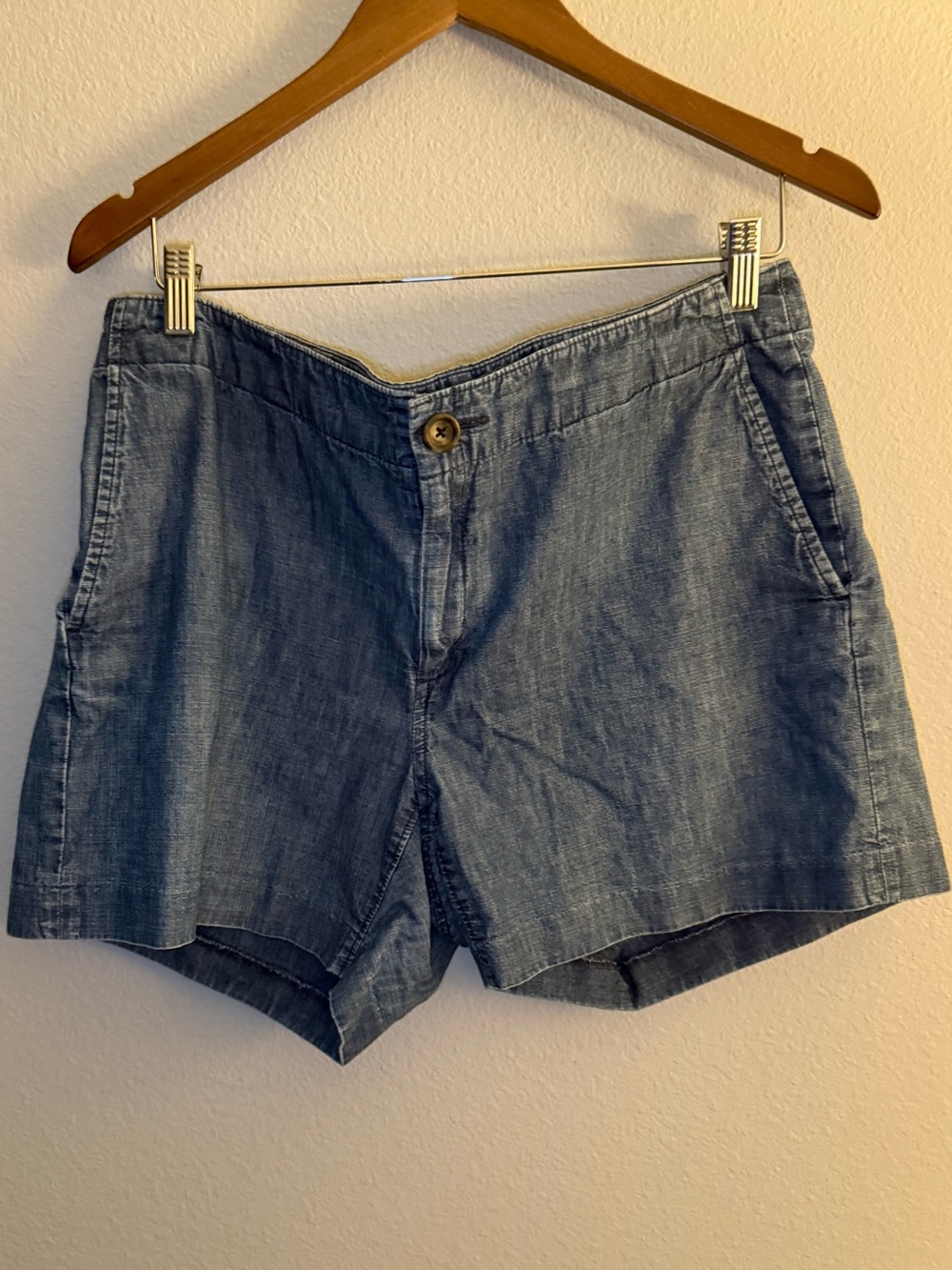 Banana Republic Light Blue Chambray Shorts